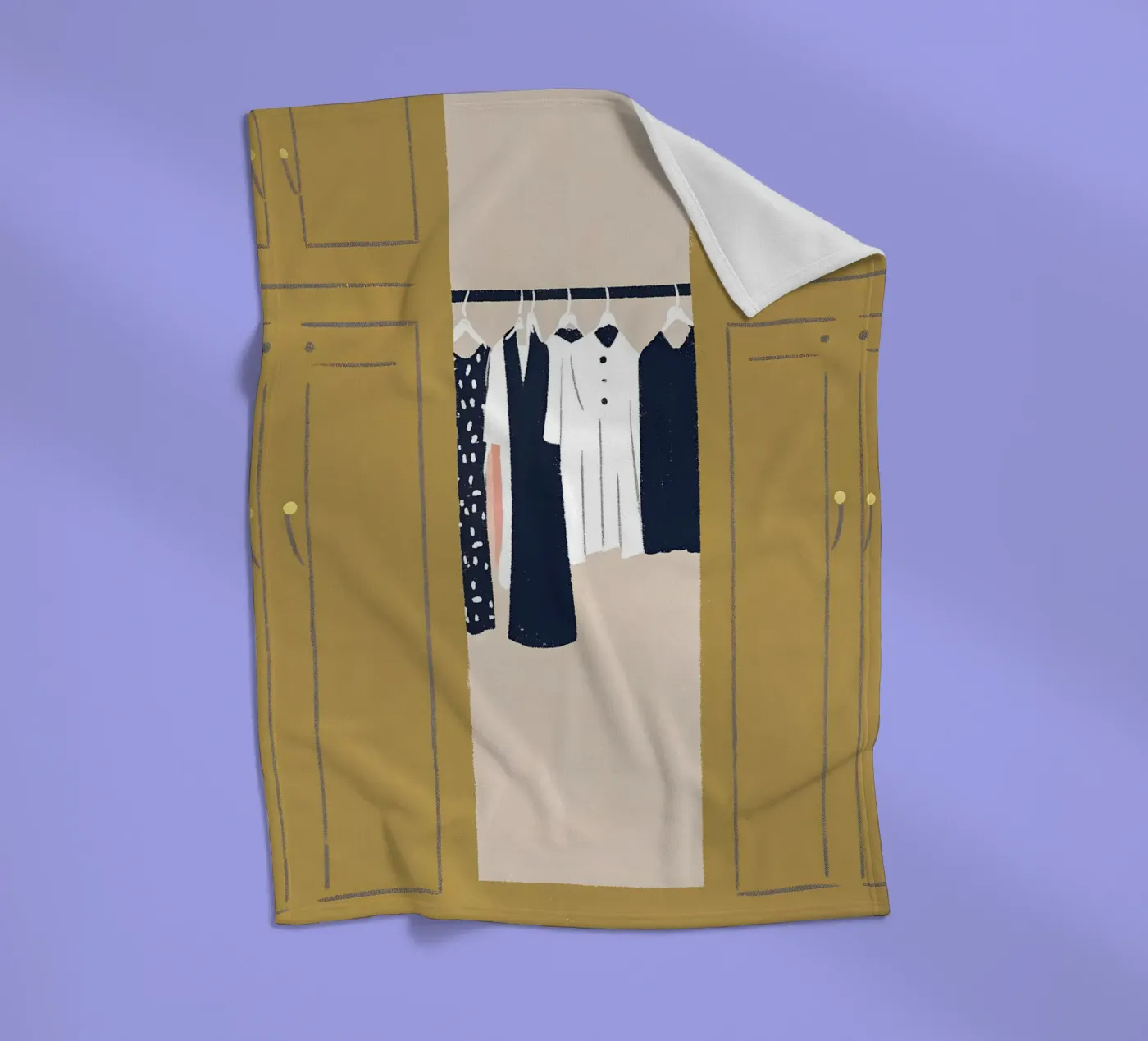 Wardrobe fleecedeken van PERSONAL TOUCH