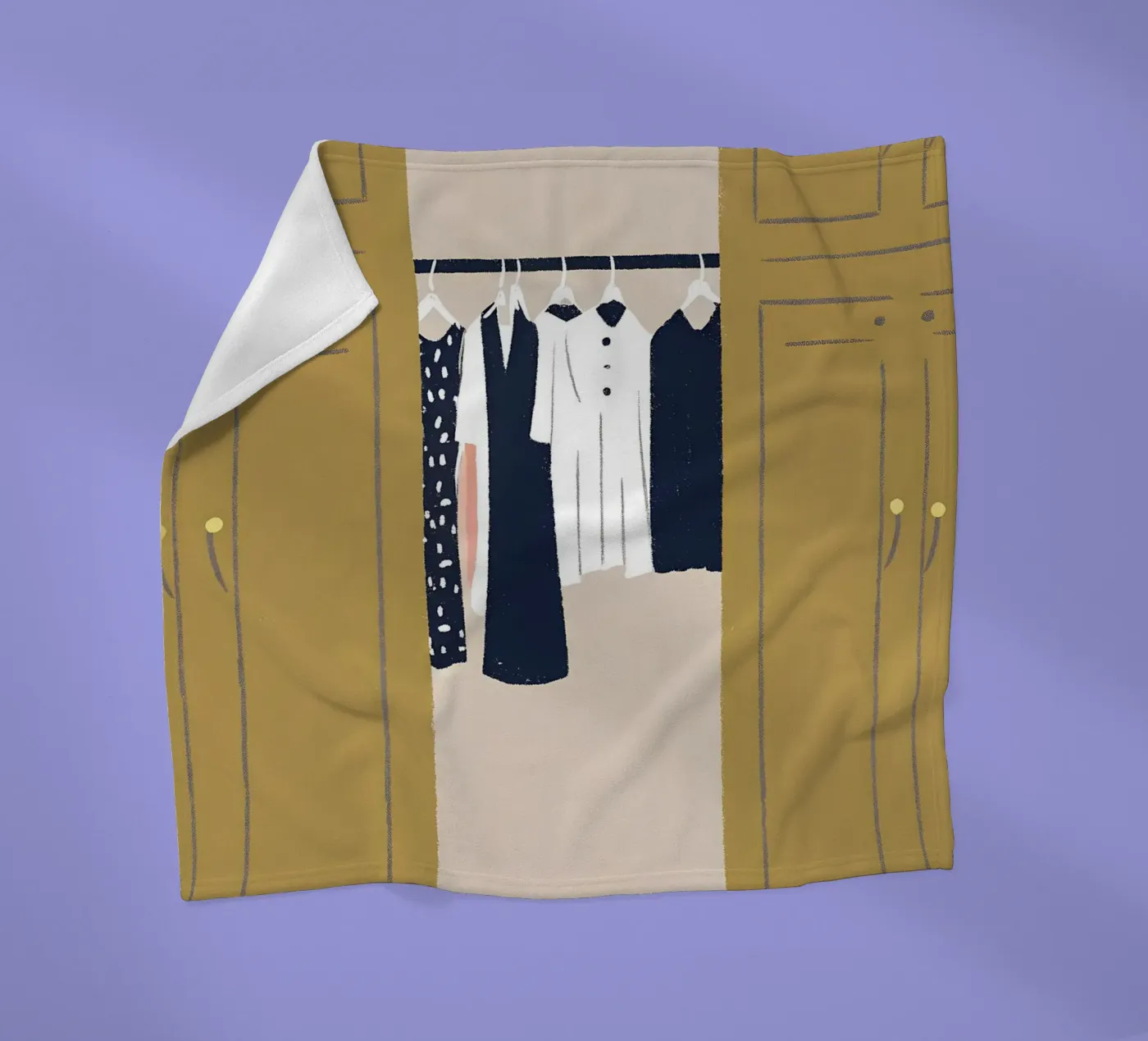 Wardrobe fleecedeken van PERSONAL TOUCH