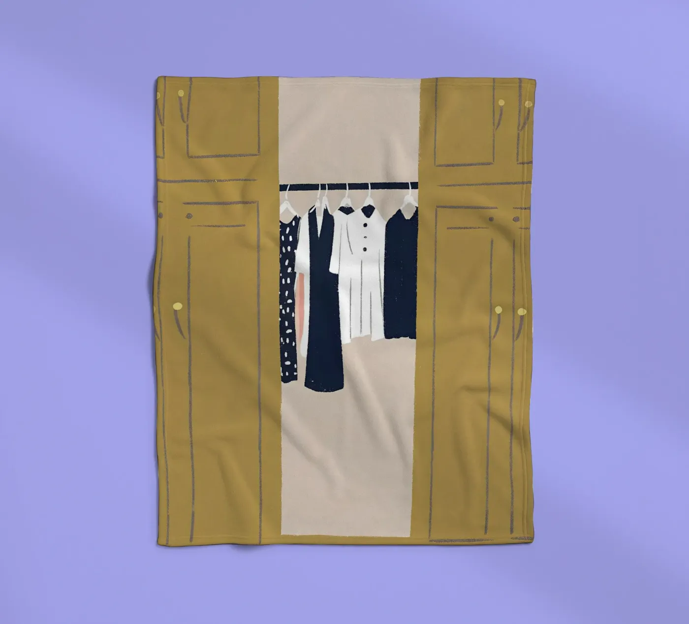 Wardrobe fleecedeken van PERSONAL TOUCH