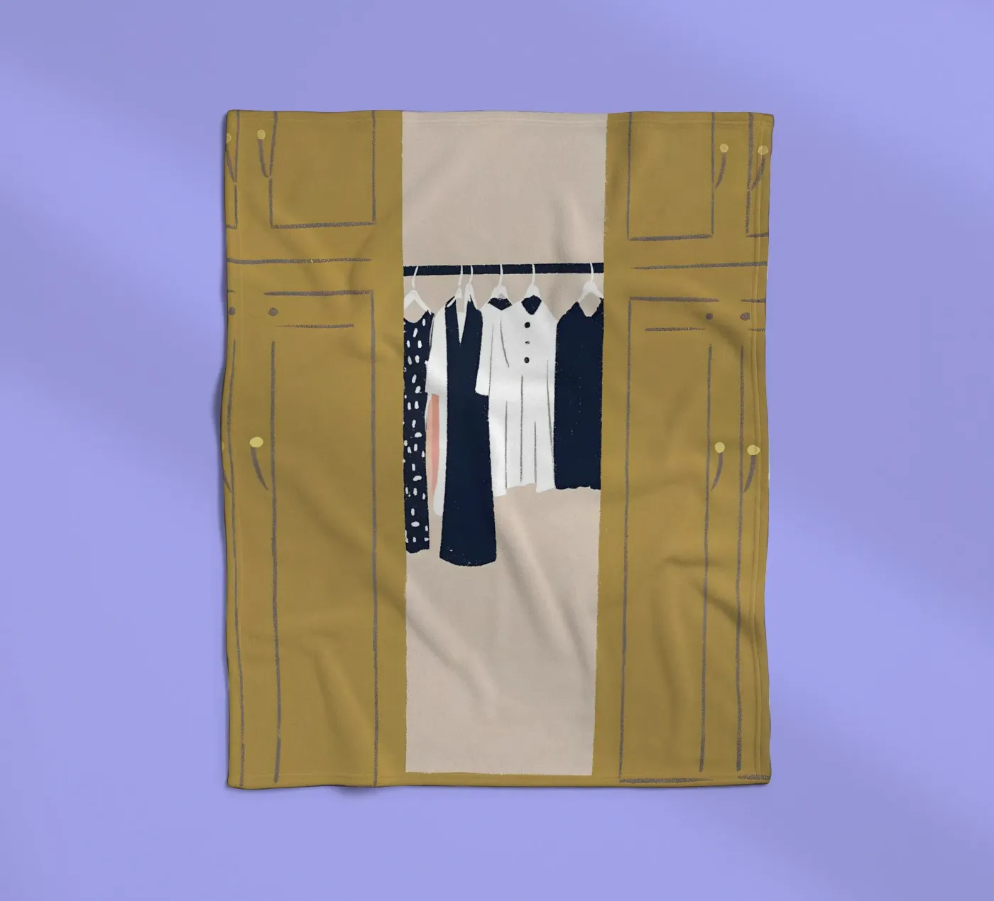 Wardrobe fleecedeken van PERSONAL TOUCH