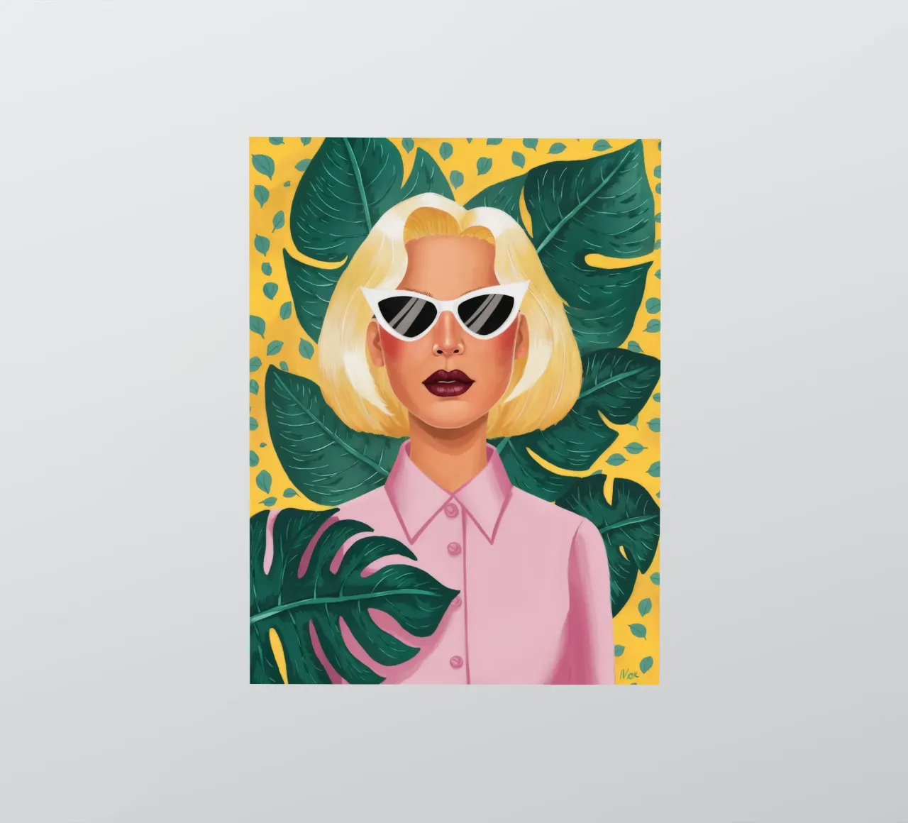Botanical Elegance sticker by Ivory Frame