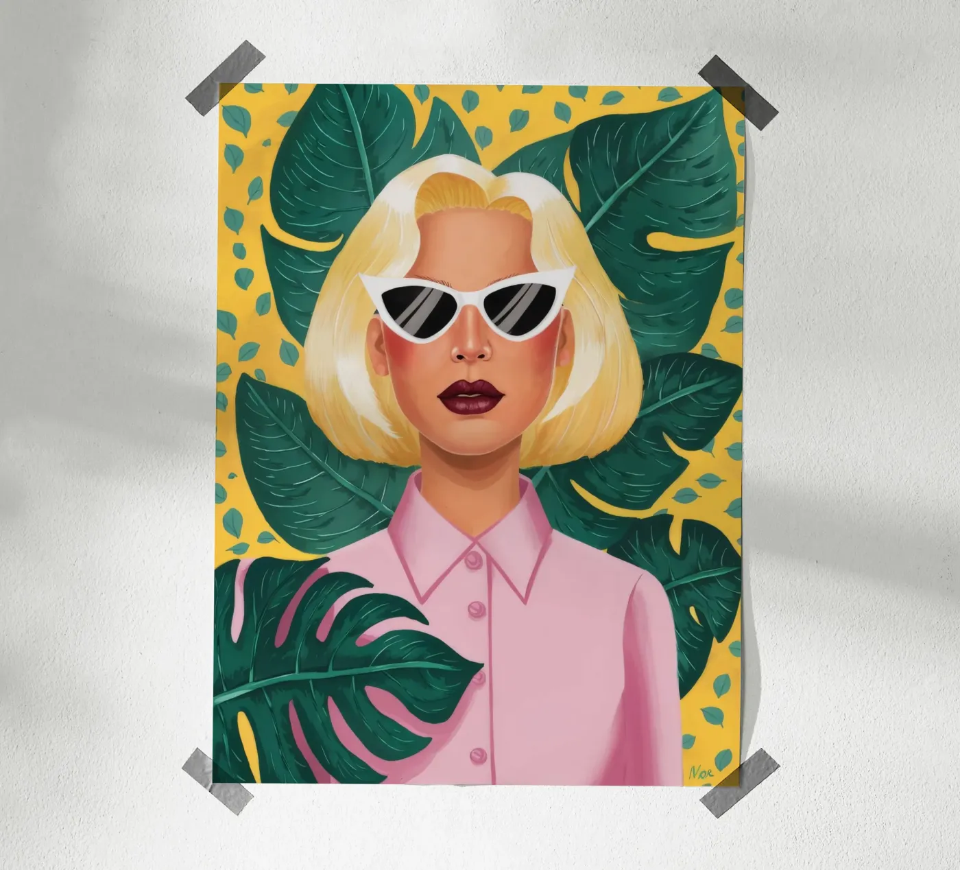 Botanical Elegance poster by Ivory Frame