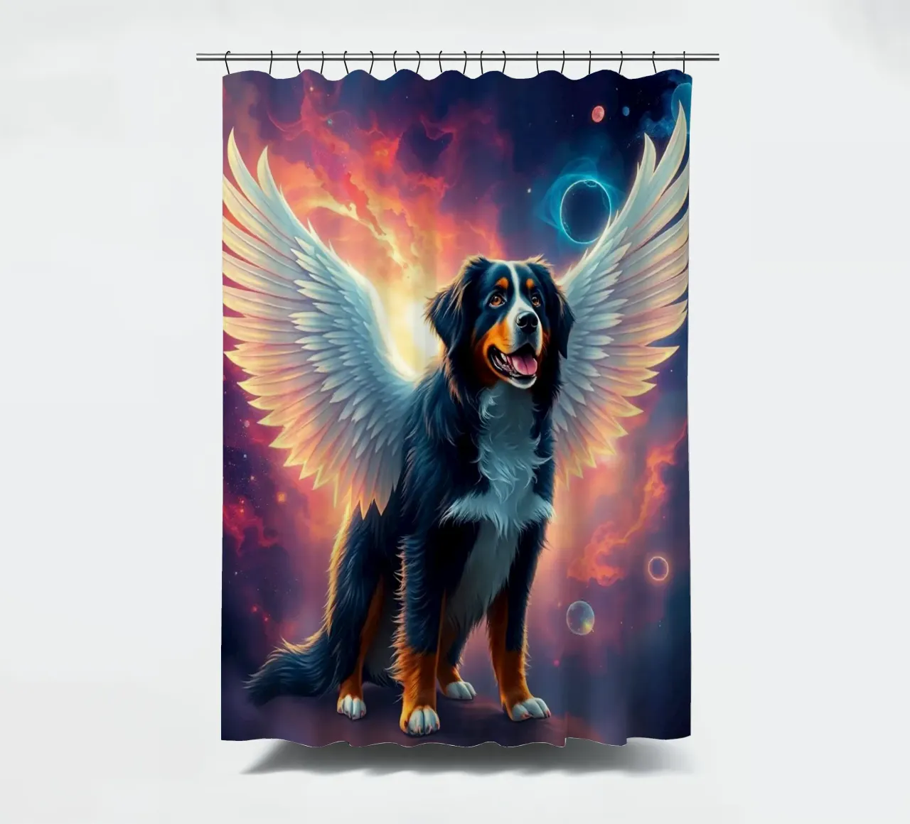 An Angel of Heaven #58 shower curtain by Yumis.Beargang.and.Me