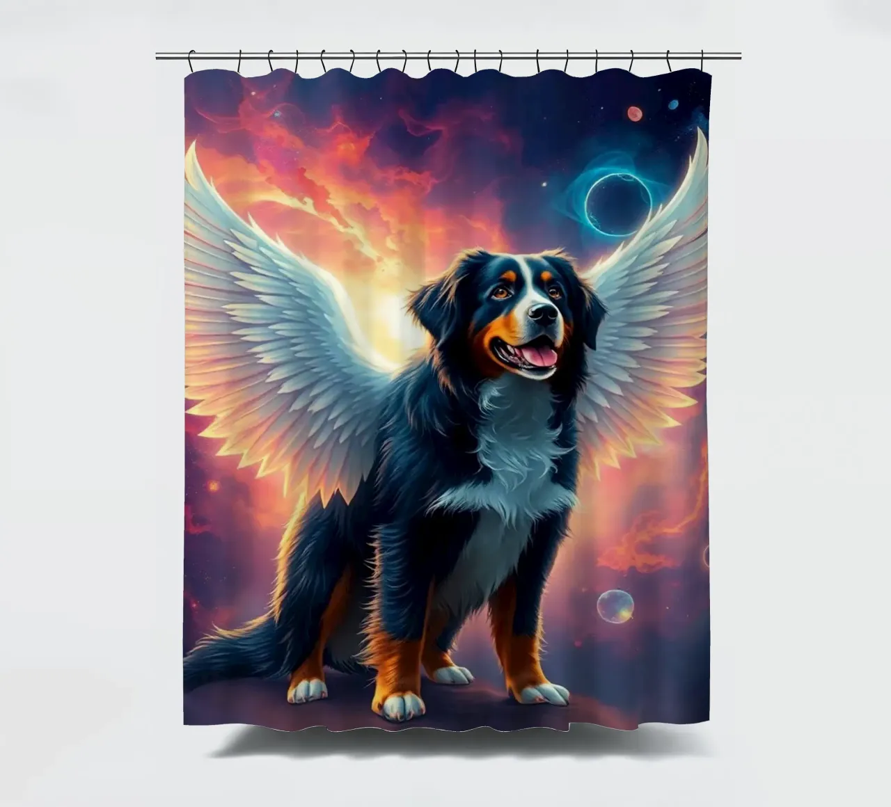 An Angel of Heaven #58 shower curtain by Yumis.Beargang.and.Me