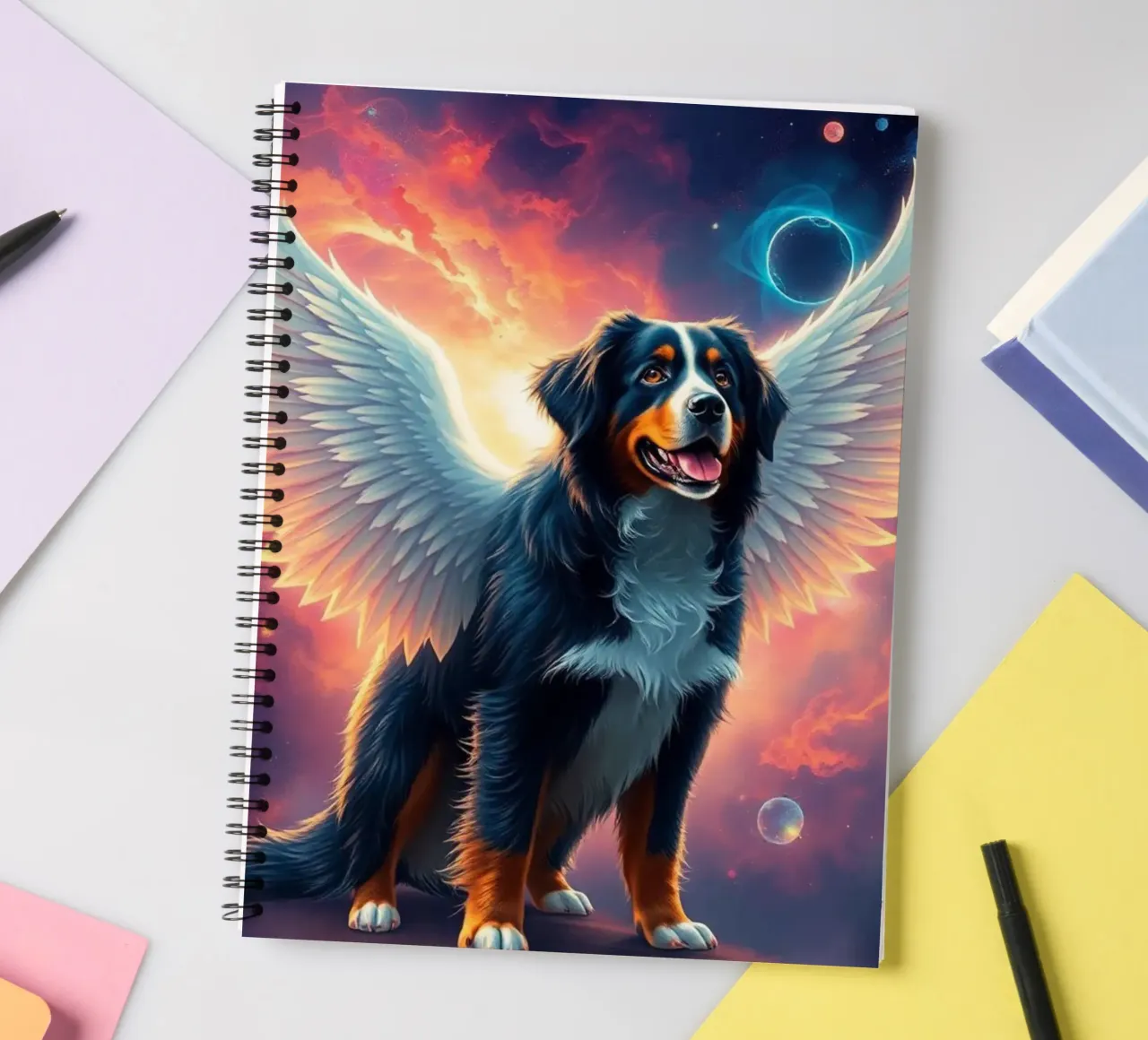 An Angel of Heaven #58 spiral notebook by Yumis.Beargang.and.Me