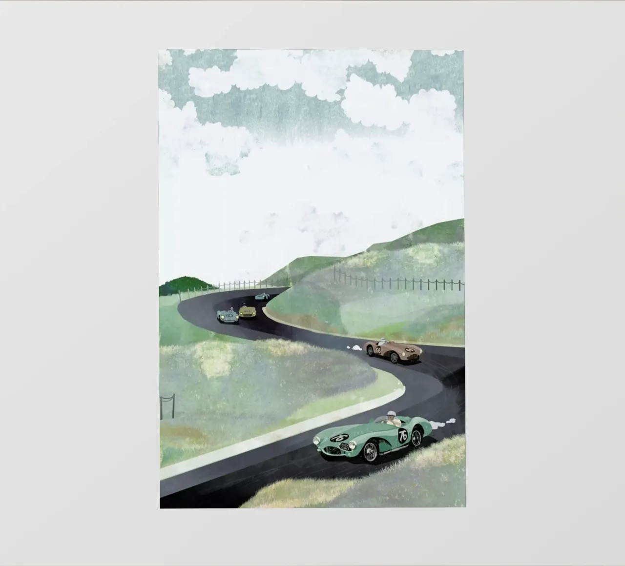 Circuit Of Zandvoort telo in pvc da Goed Blauw