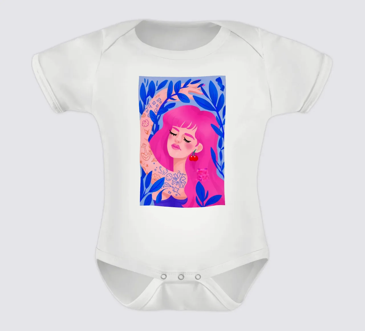 Fantaisie vibrante body bébé de Ivory Frame