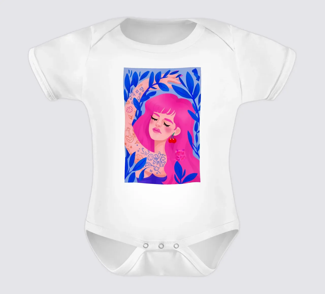 Fantaisie vibrante body bébé de Ivory Frame