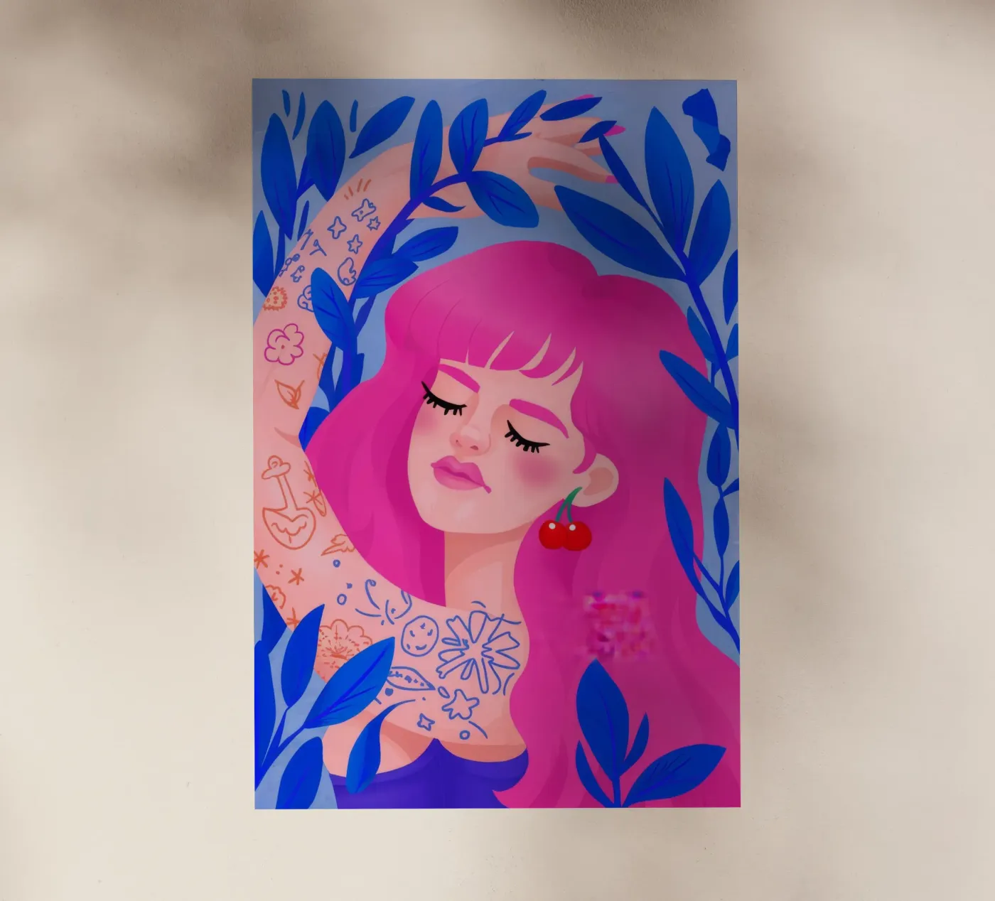 Vibrant Whimsy pellicola backlit da Ivory Frame