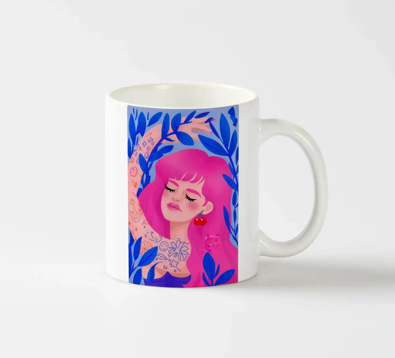 Vibrant Whimsy ceramic mug by Ivory Frame