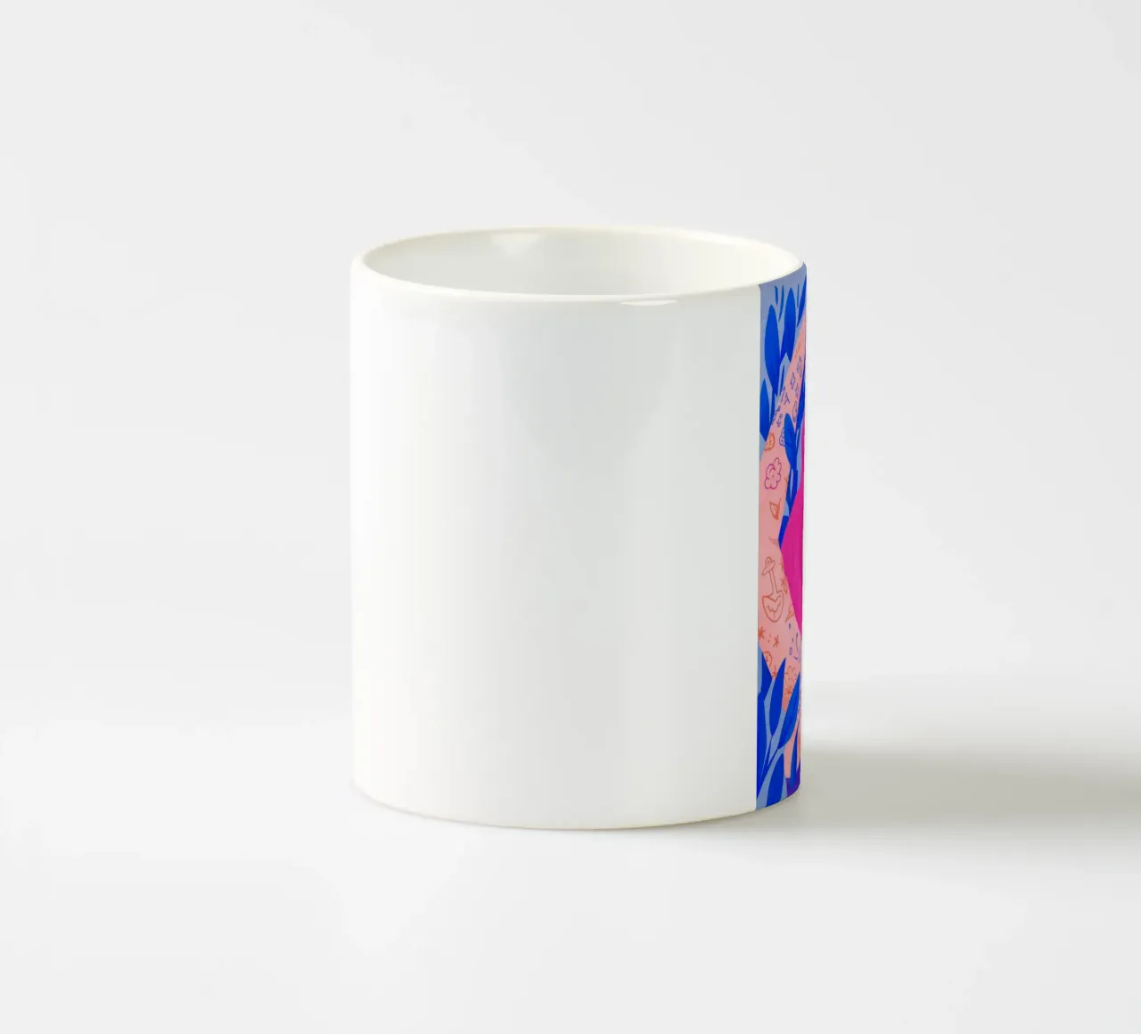 Vibrant Whimsy ceramic mug by Ivory Frame
