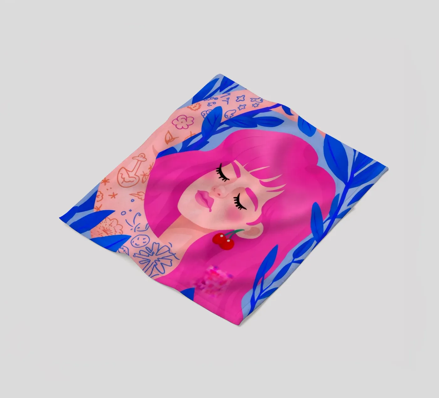 Capriccio vibrante coperta in pile da Ivory Frame