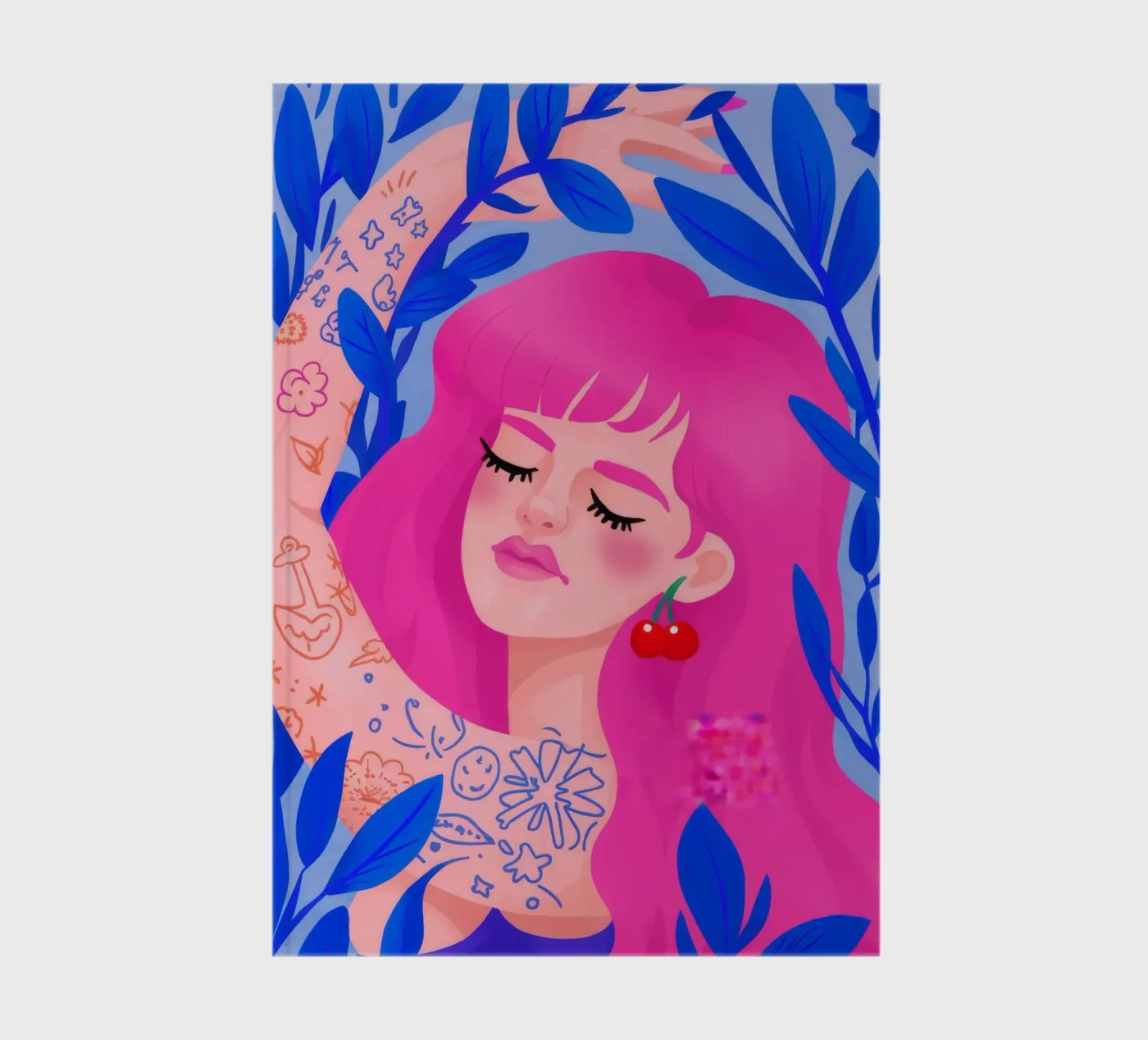Vibrant Whimsy notebook by Ivory Frame
