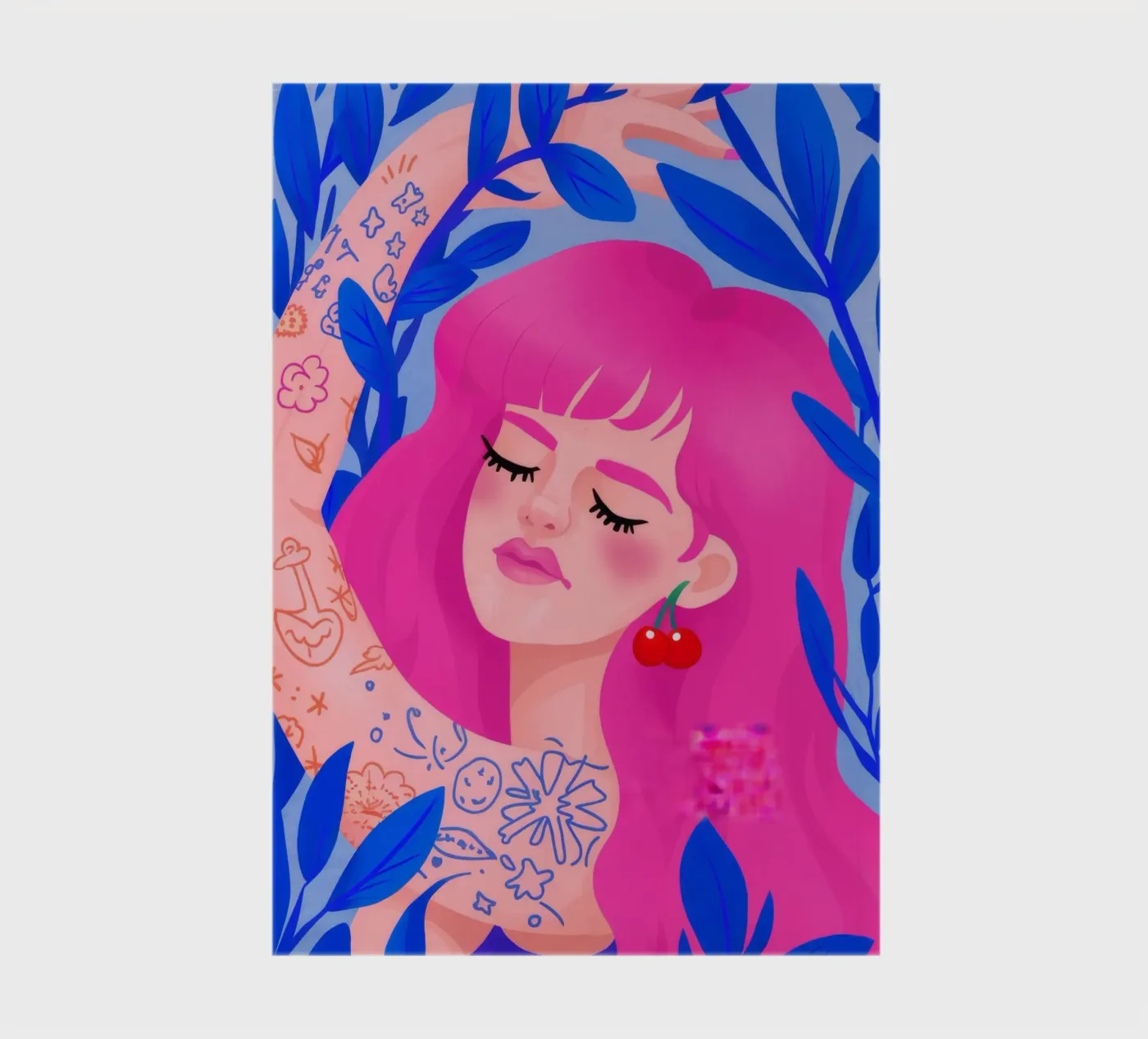 Vibrant Whimsy notebook by Ivory Frame
