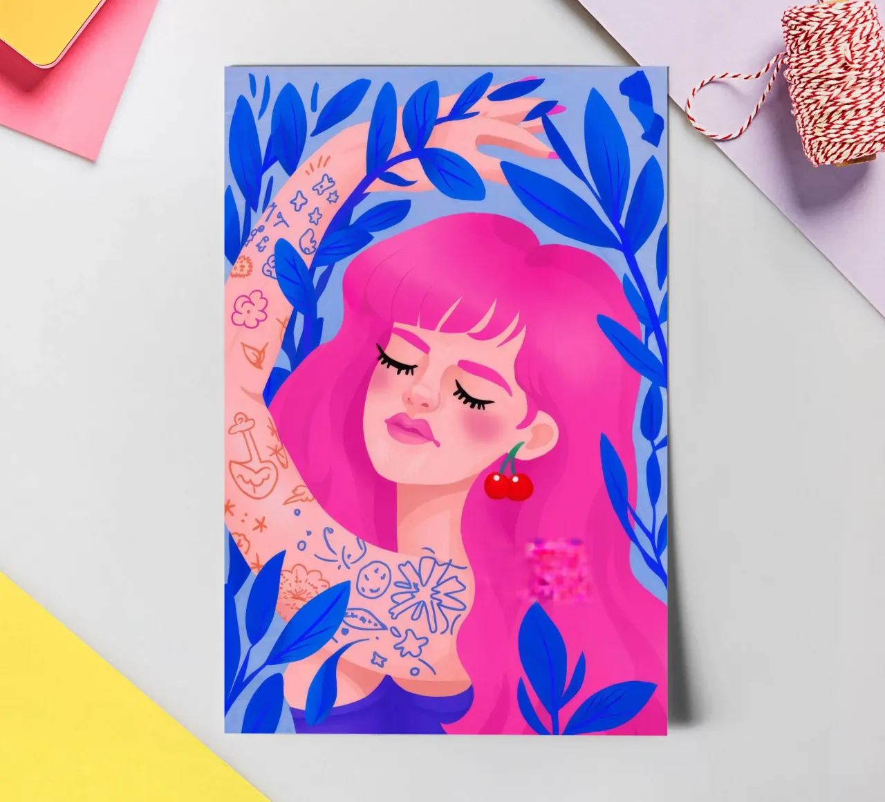 Vibrant Whimsy sticker sheet by Ivory Frame