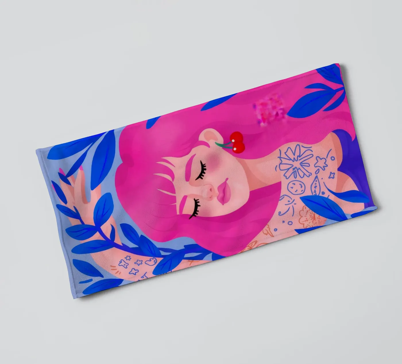 Vibrant Whimsy towel by Ivory Frame