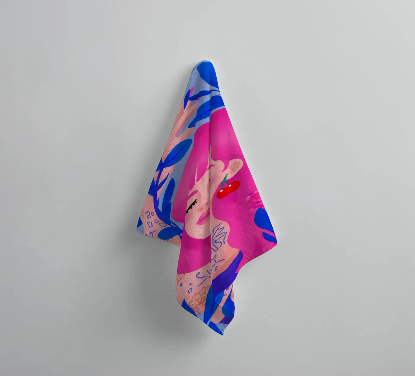 Vibrant Whimsy towel by Ivory Frame