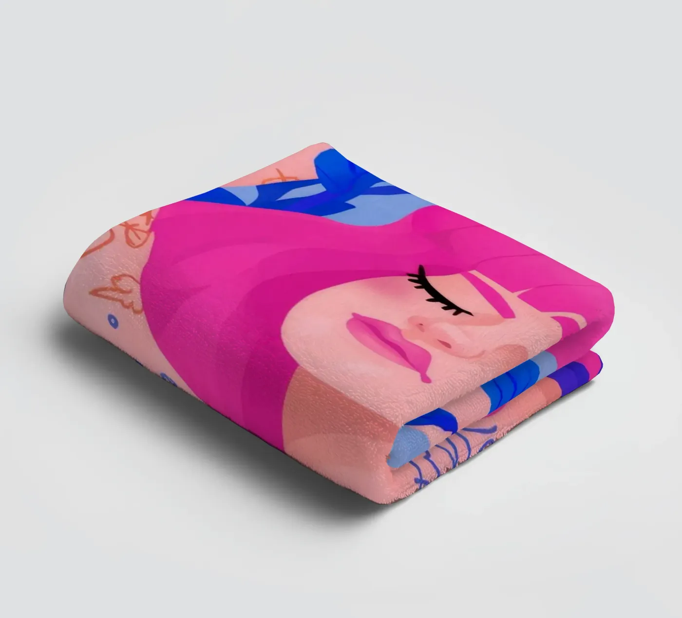 Vibrant Whimsy towel by Ivory Frame