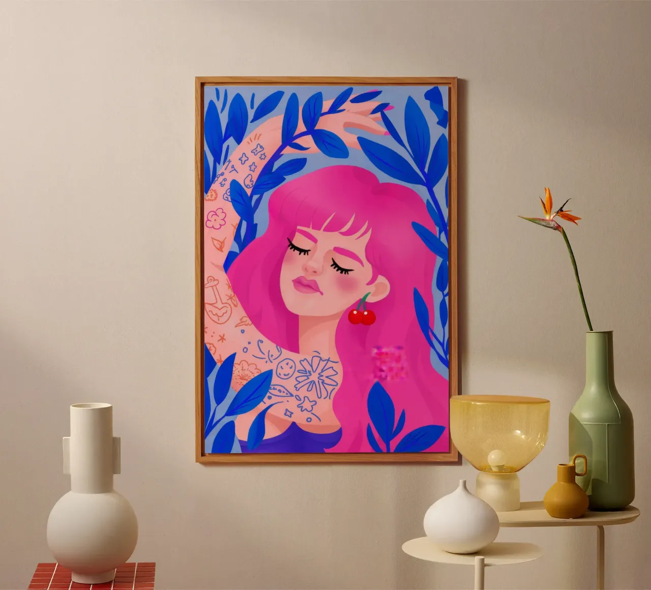 Vibrant Whimsy forex plate by Ivory Frame