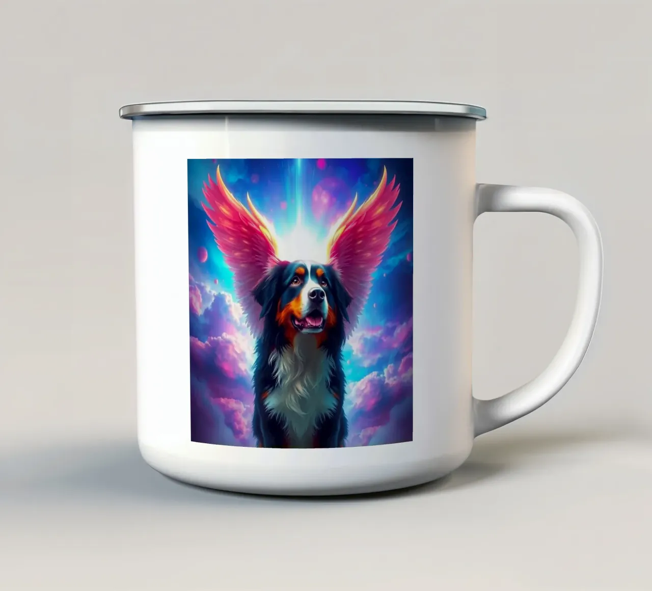 Un angelo del cielo #60 tazza in smalto da Yumis.Beargang.and.Me