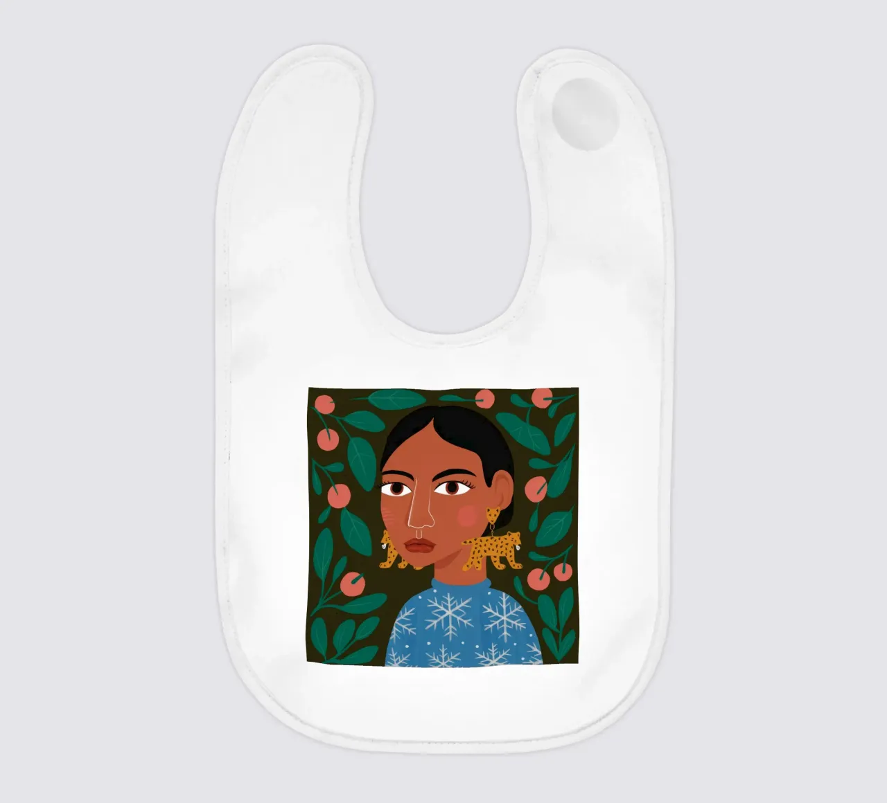 Delizia di pesca bavaglino da Ivory Frame