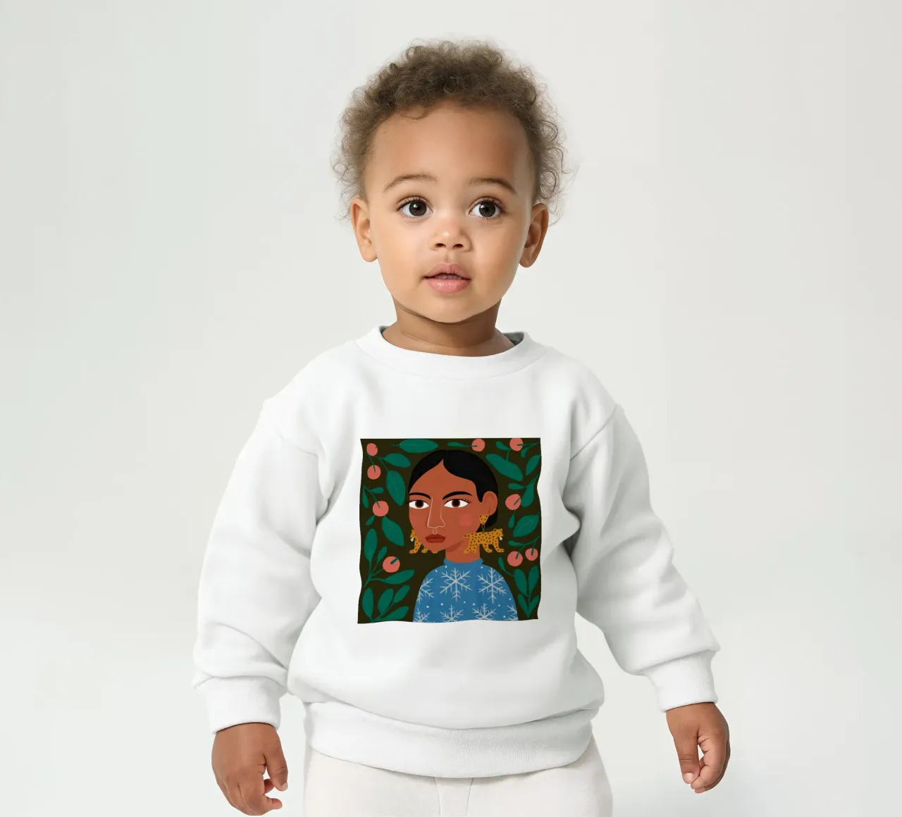 Delizia di pesca felpa neonato da Ivory Frame