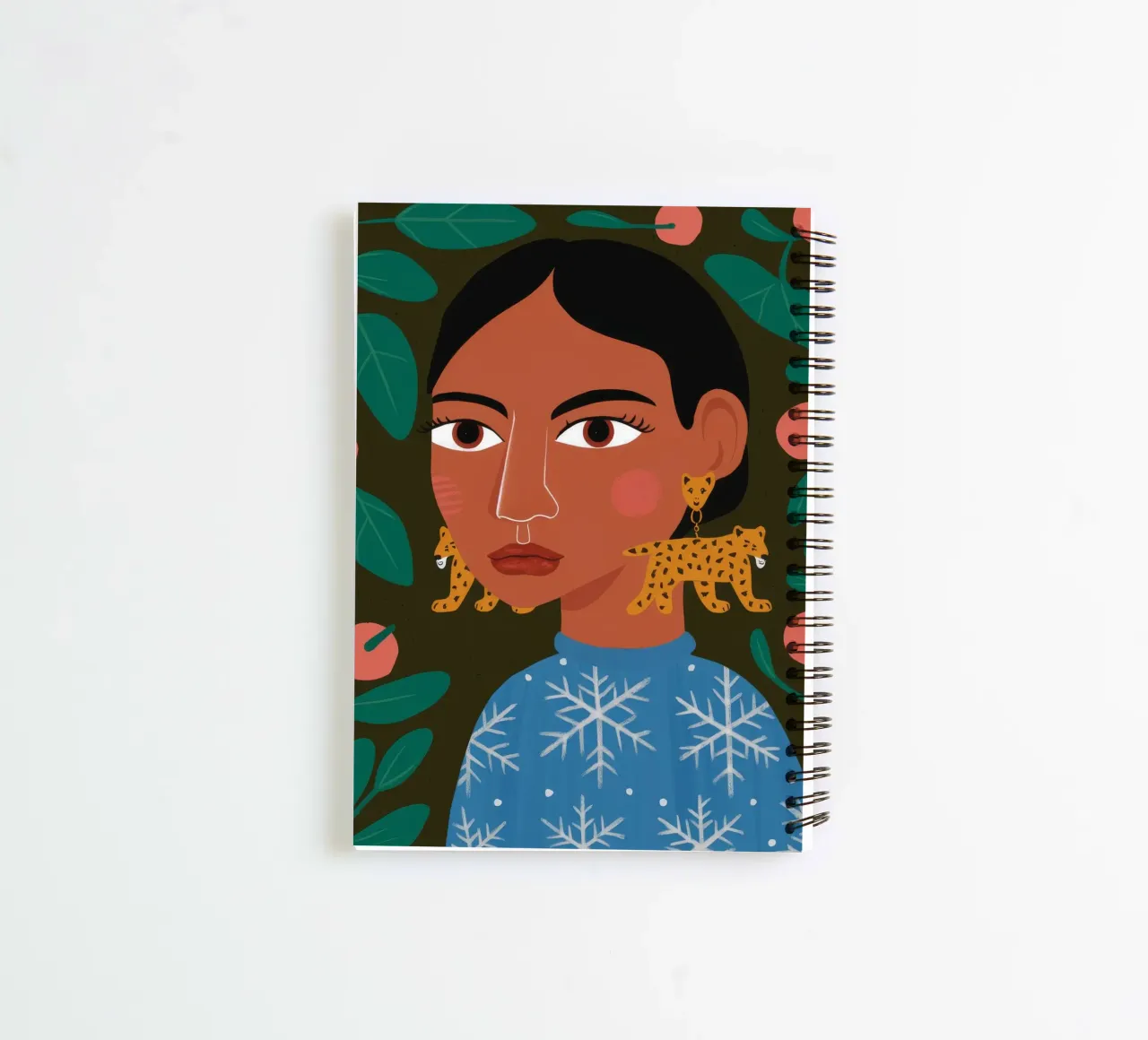 Peachy Delight spiral notebook by Ivory Frame