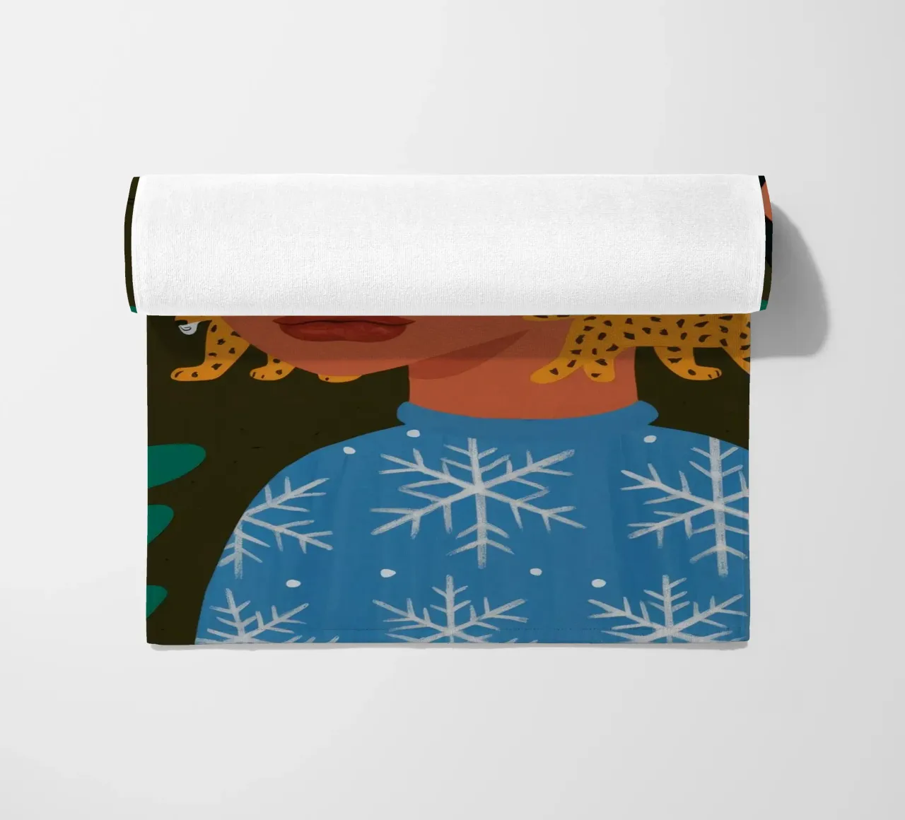 Peachy Delight beach towel by Ivory Frame