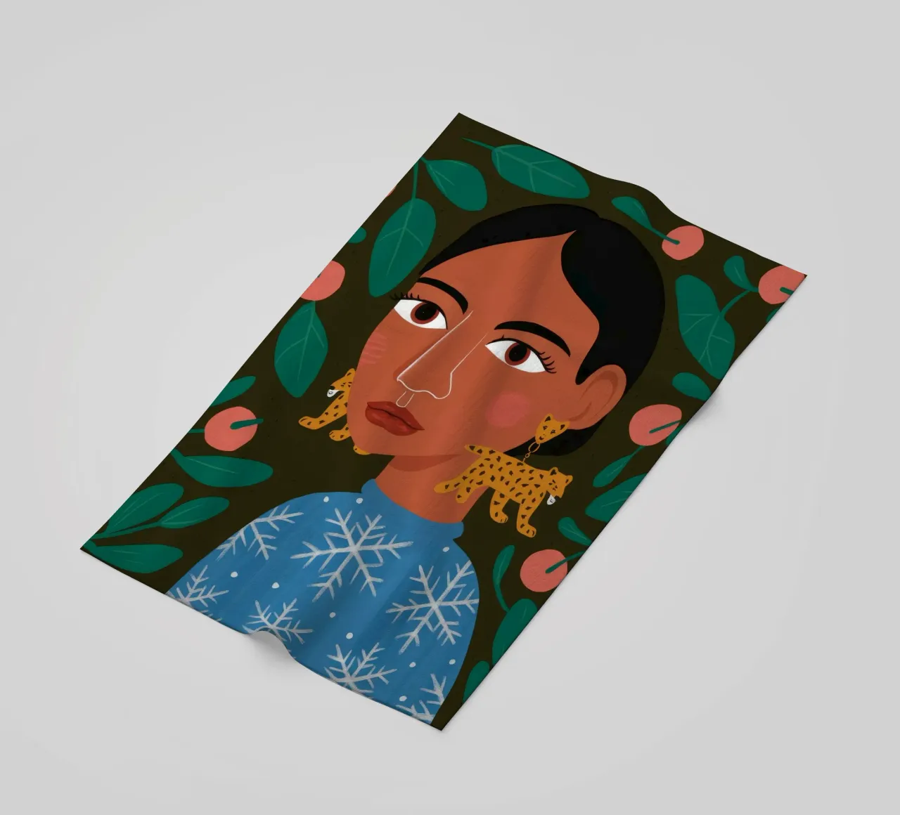 Peachy Delight beach towel by Ivory Frame
