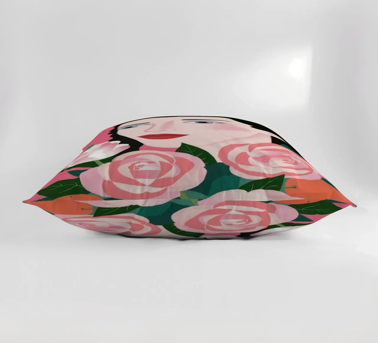 Rosy Serenity decorative cushion by Ivory Frame