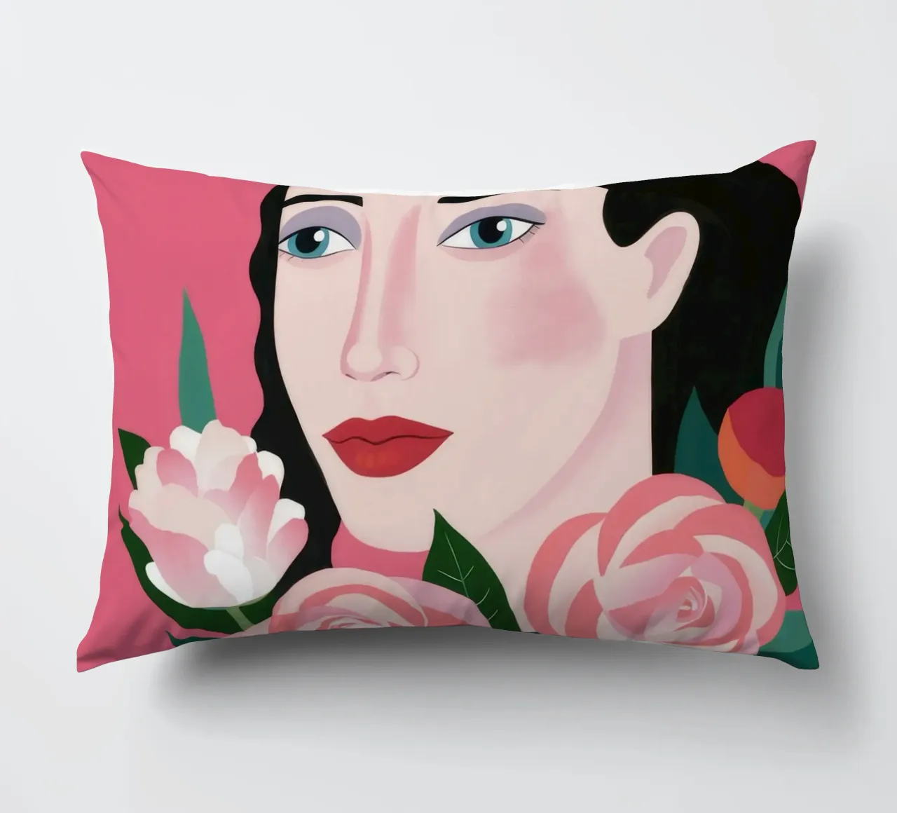 Rosy Serenity decorative cushion by Ivory Frame