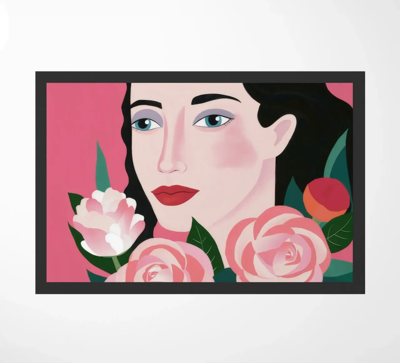 Serenità rosata zerbino da Ivory Frame