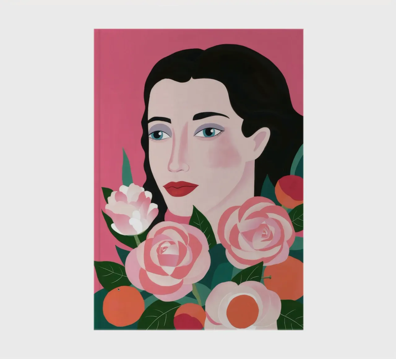 Rosy Serenity notebook by Ivory Frame