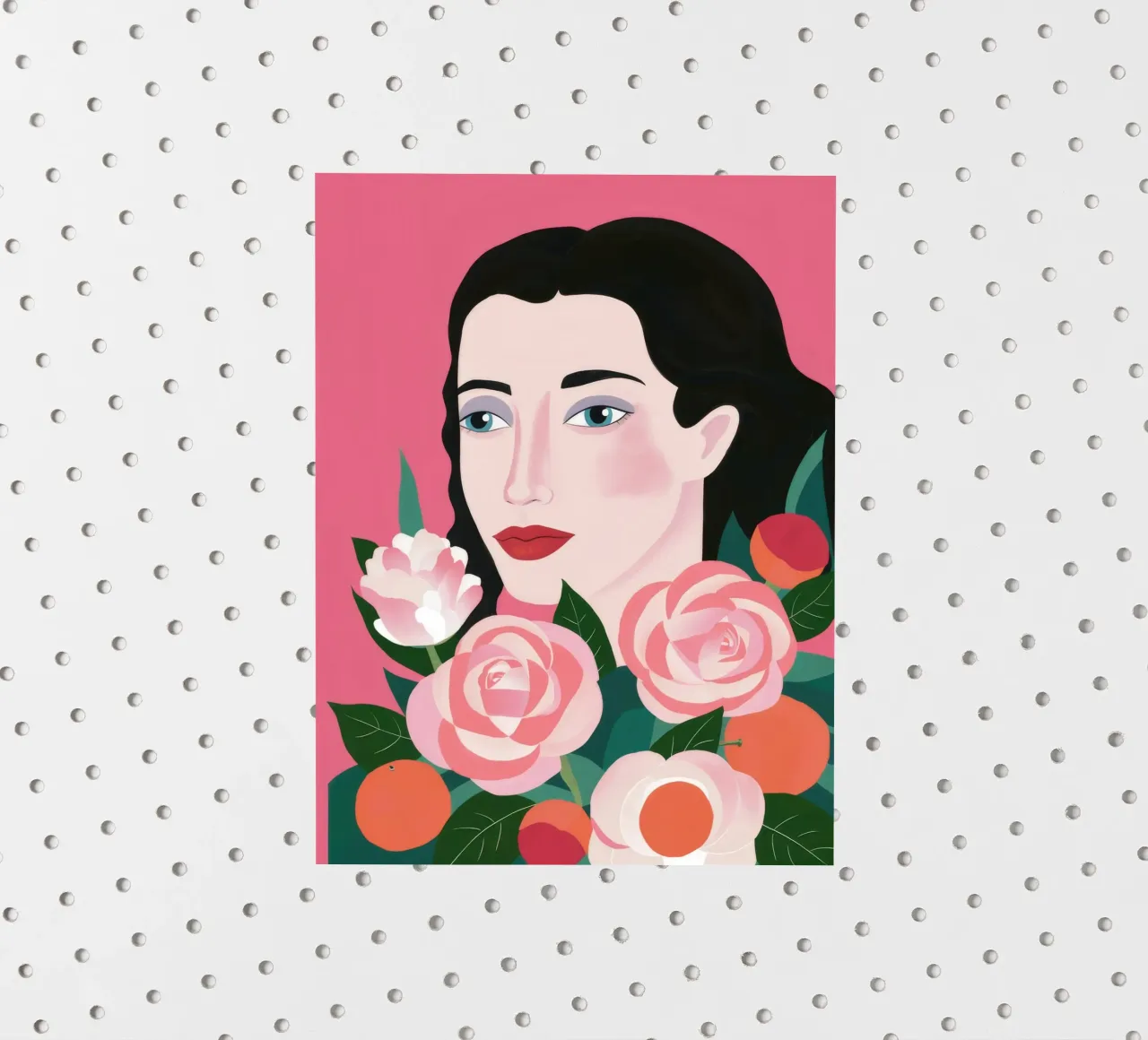 Rosy Serenity sticker by Ivory Frame