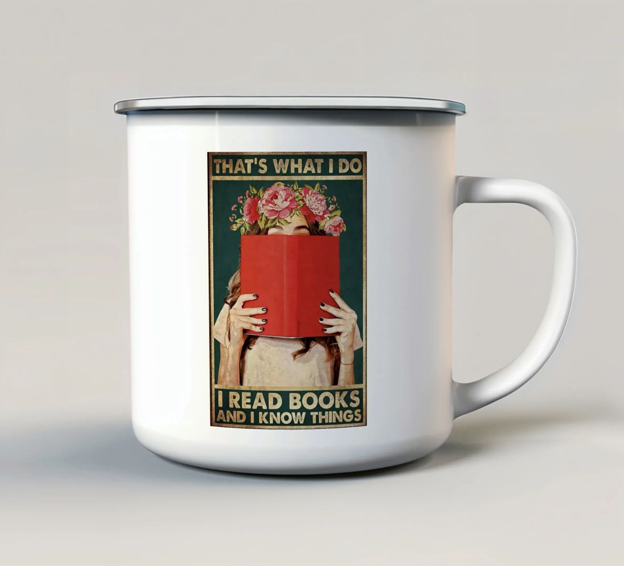 Questo è ciò che faccio tazza in smalto da Witon name shop