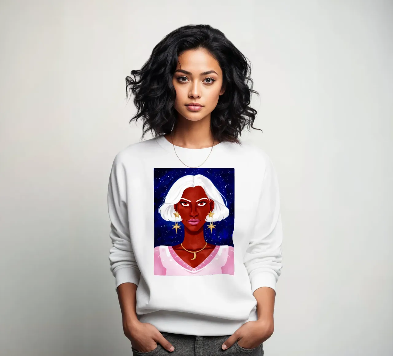 Bellezza Celeste felpa da Ivory Frame