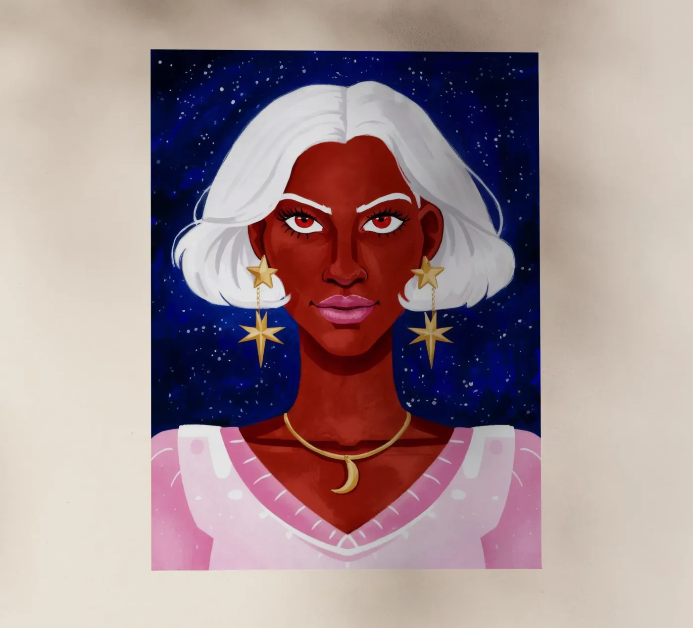 Bellezza Celeste pellicola backlit da Ivory Frame