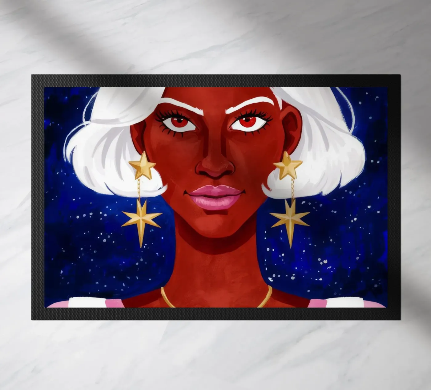 Beauté céleste paillasson de Ivory Frame