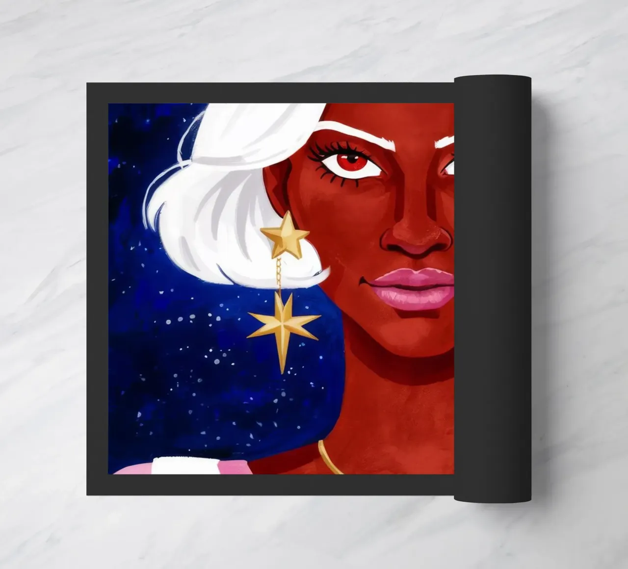 Celestial Beauty doormat by Ivory Frame