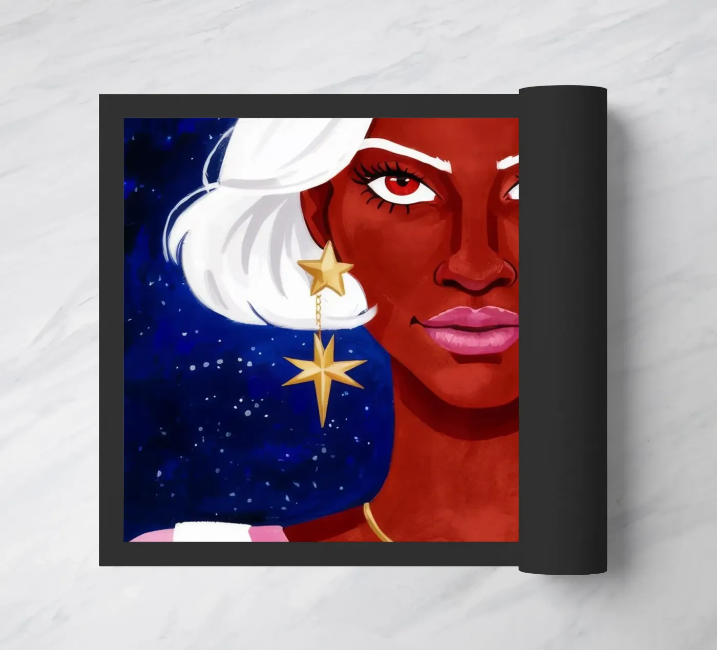 Beauté céleste paillasson de Ivory Frame