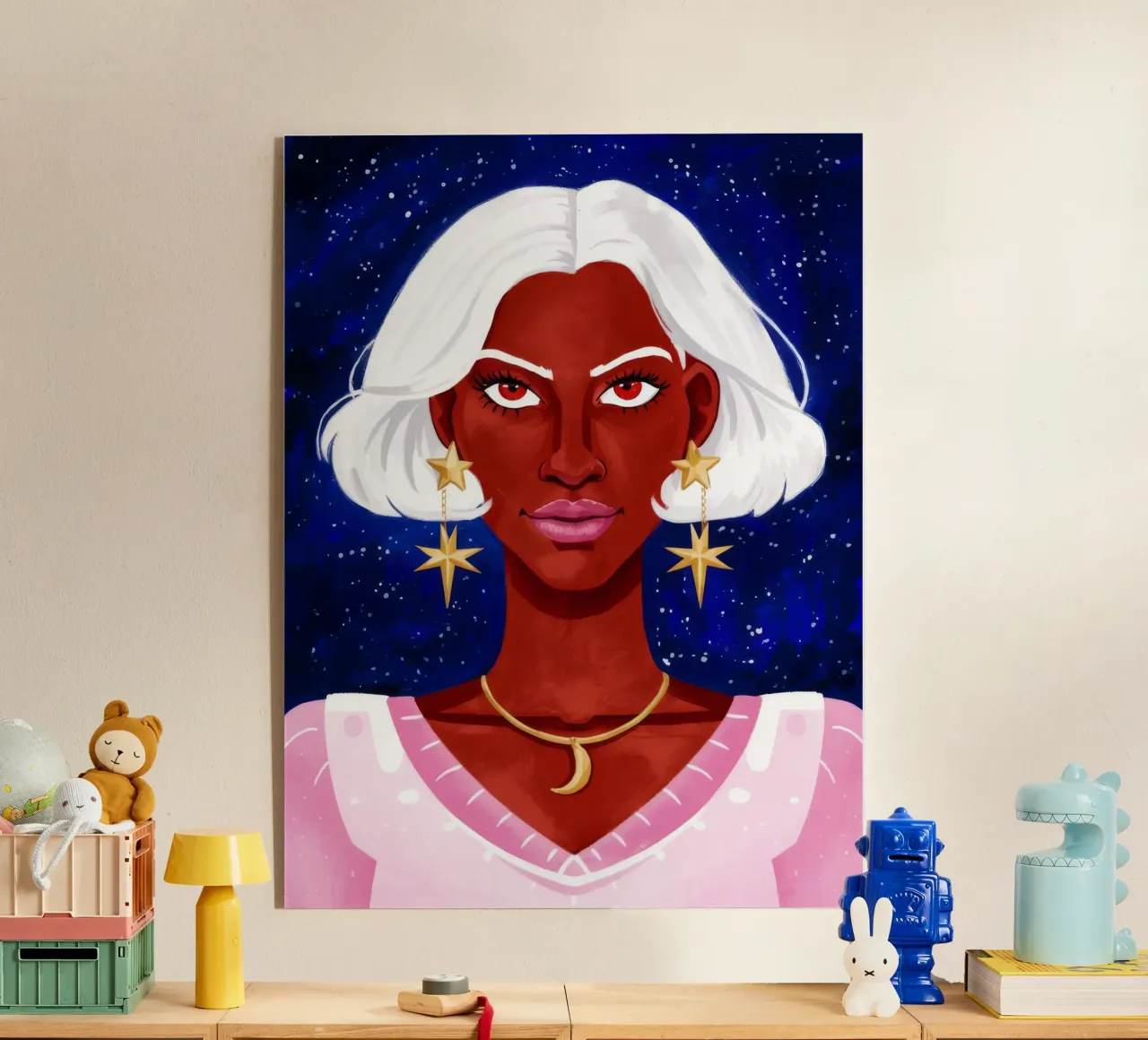 Celestial Beauty acrylic glass by Ivory Frame