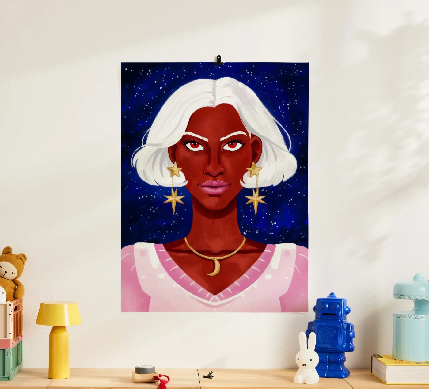 Celestial Beauty Poster von Ivory Frame