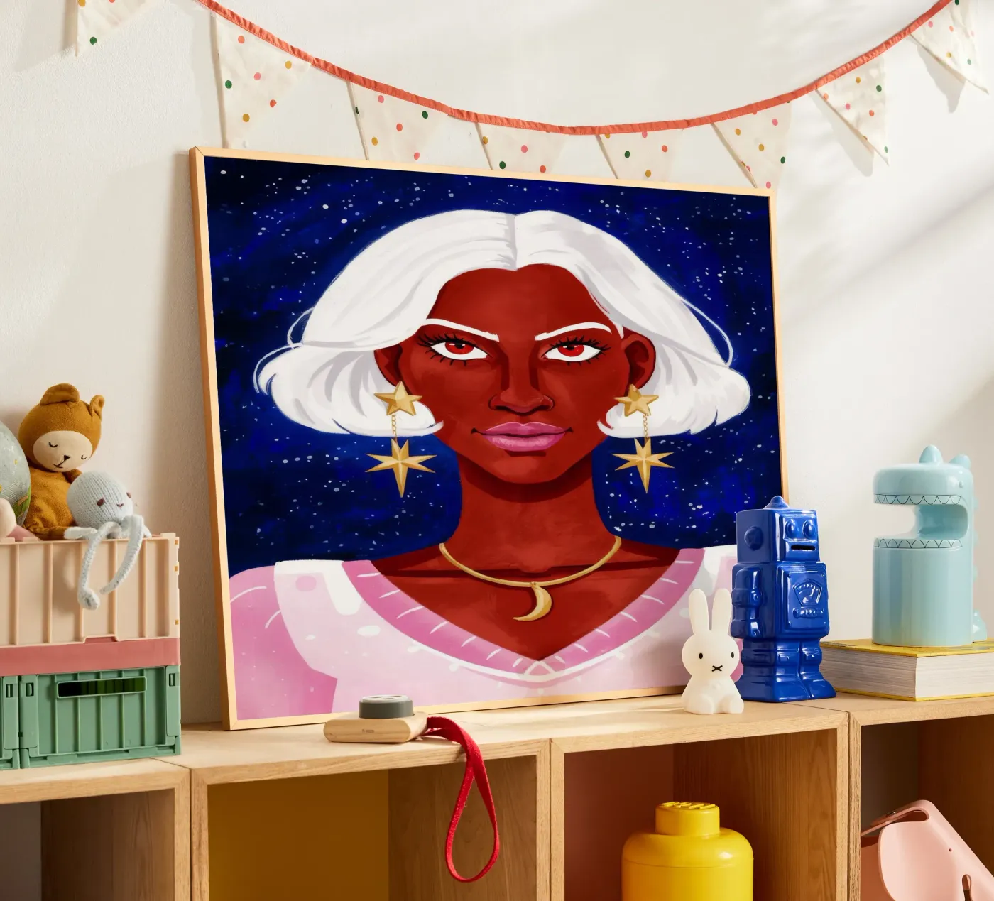 Celestial Beauty Poster von Ivory Frame