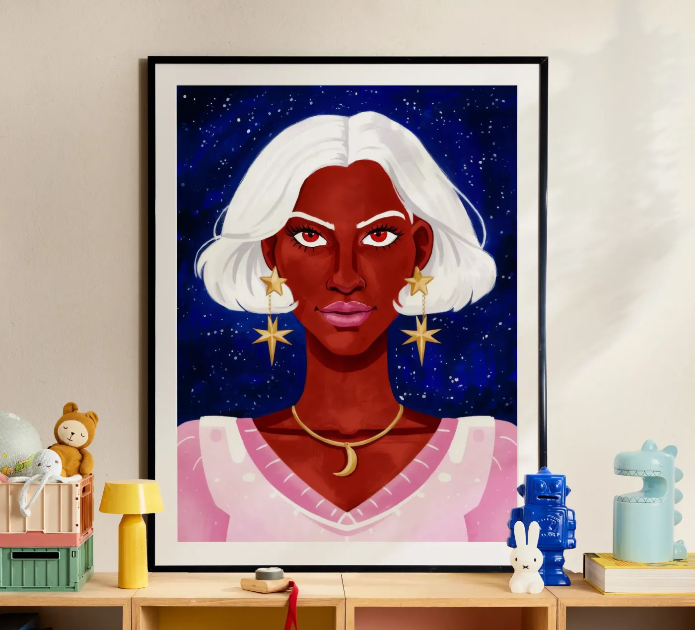 Celestial Beauty Poster von Ivory Frame