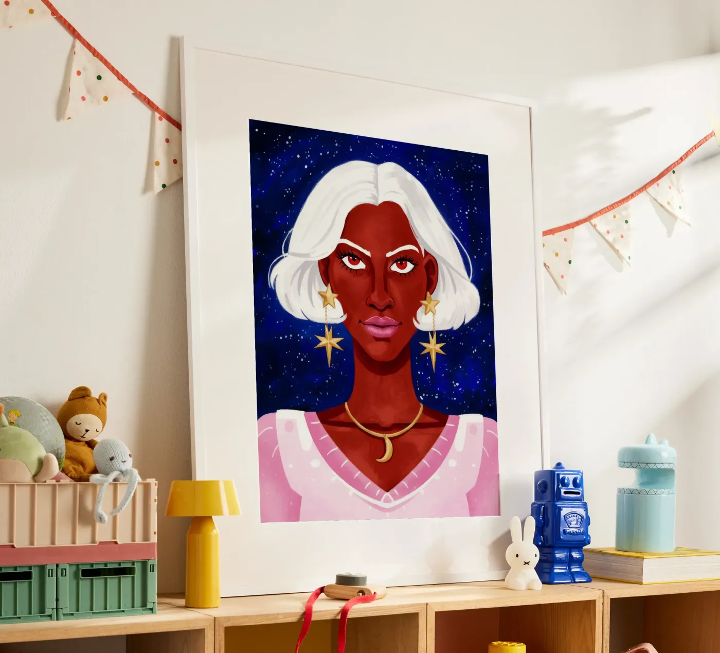 Celestial Beauty Poster von Ivory Frame