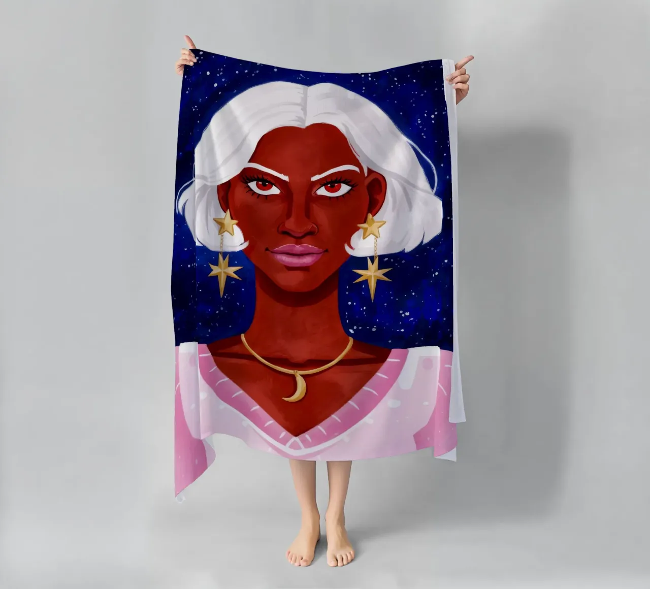 Bellezza Celeste telo mare da Ivory Frame