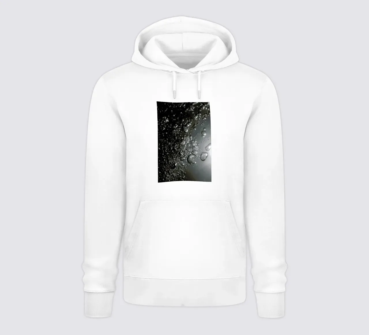 Breath In Breath Out Black & White Edition felpa con cappuccio da Studio Nahili