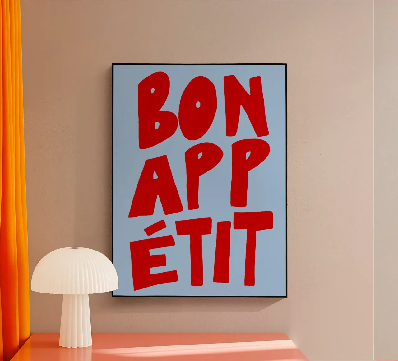 Bon Appétit plexiglass da Attaboy Dsgn