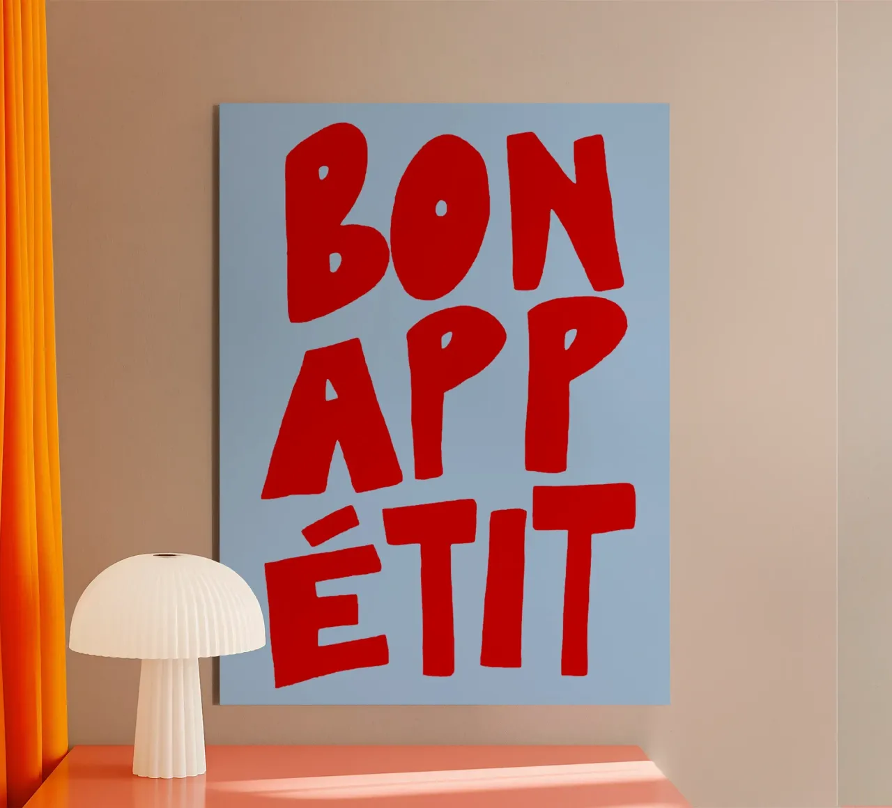 Bon Appétit alluminio dibond da Attaboy Dsgn