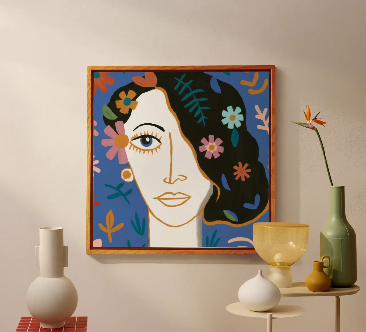 Notte floreale plexiglass da Ivory Frame